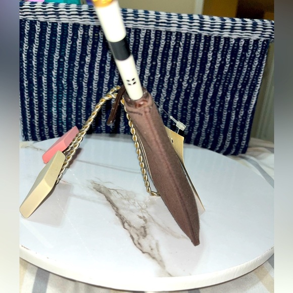 HP🎉Kate Spade New York Becca Pencil Case Andy Stripe, NWT, Vintage, Rare - Picture 9 of 13